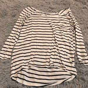 Charlotte Russe striped half sleeved shirt!